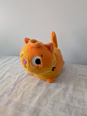 My B Toys B You Wobbly Orange Walking Cat Plush Toy